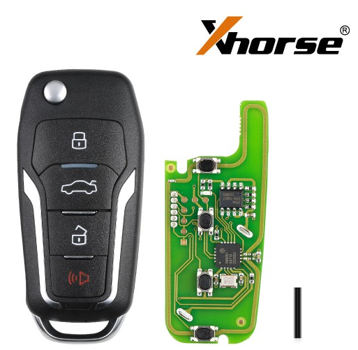[HKSA1836] HKSA1836-Mando a distancia con cable Xhorse XKFO01EN para Ford Condor, con tapa, 4 botones