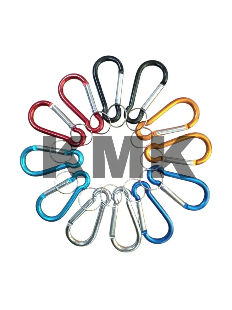 [LLM80] LLM80-LLAVEROS MOSQUETON 80MM ( 12 UN. ) 