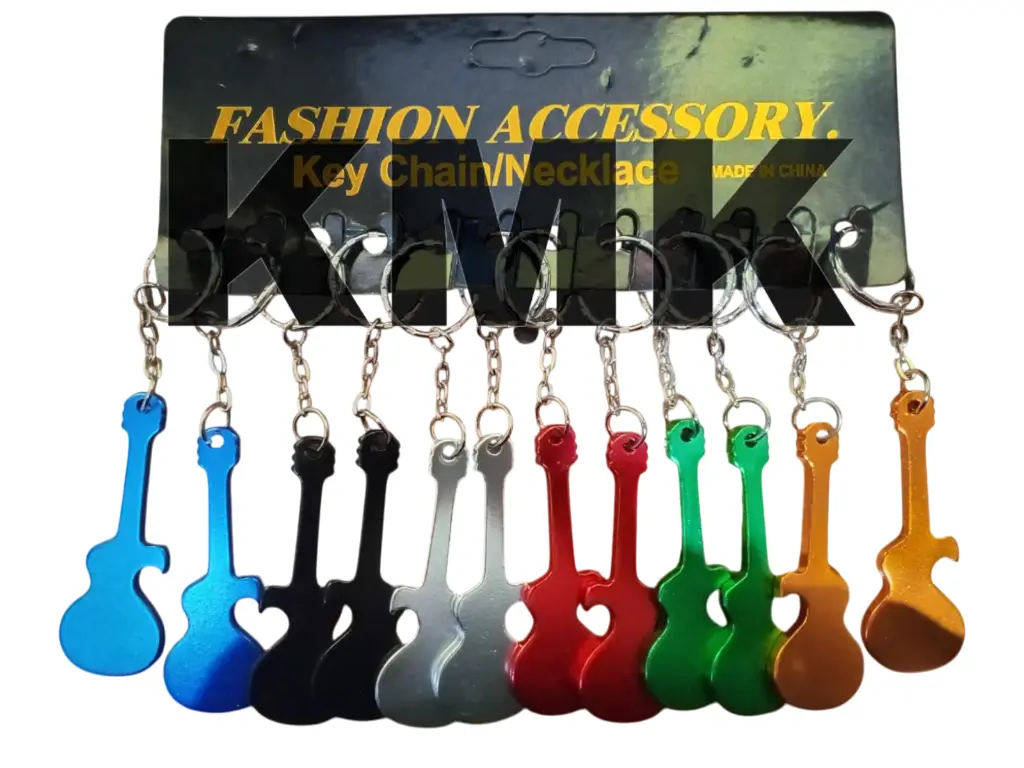 [LLGUITARRA] LLAVERO ALUMINIO GUITARRA