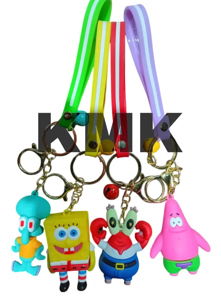 [LLBOPESPONJA] LLAVERO BOP ESPONJA SET 4 UN