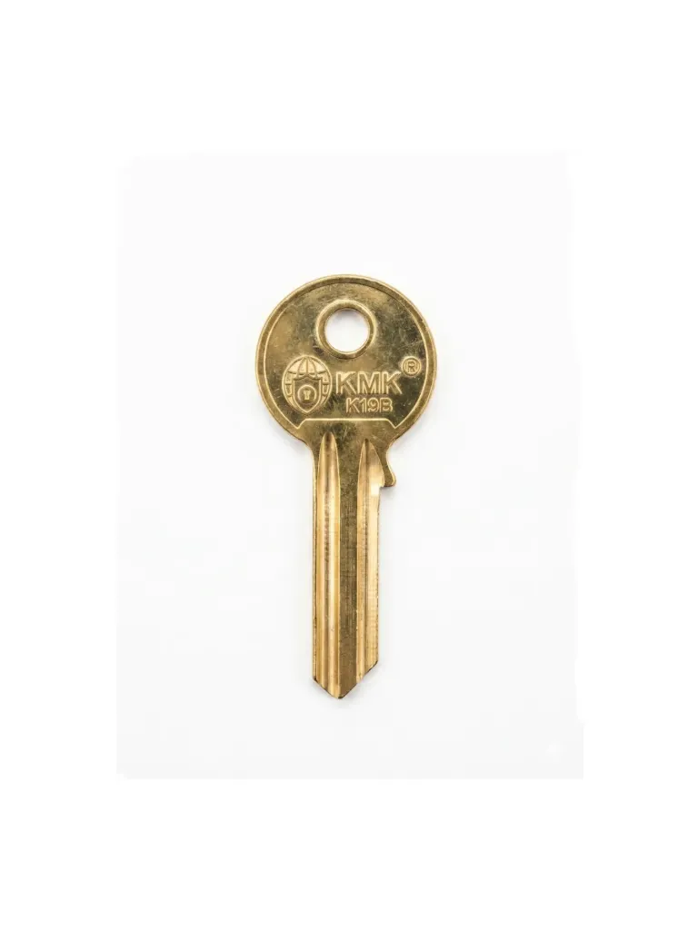 [K19B] K19B - LLAVE 19B LATON MARCA KMK